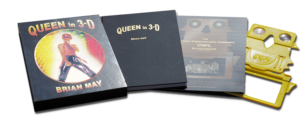 Книга в комплекте со стереоскопом для просмотра фотографий