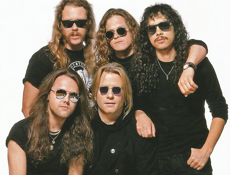 Metallica с продюсером Бобом Роком