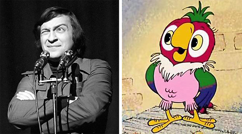 Геннадий Хазанов и попугай Кеша