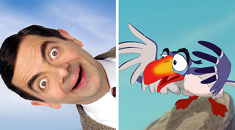 Роуэн Аткинсон и Зазу