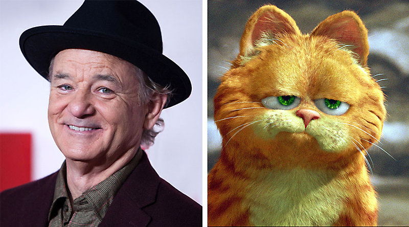 Билл Мюррей и Гарфилд