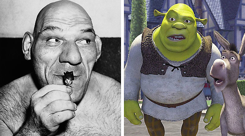 Морис Тийе и Шрек