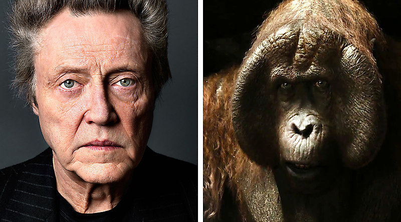 Кристофер Уокен и король Луи из «Книги Джунглей» (2016)