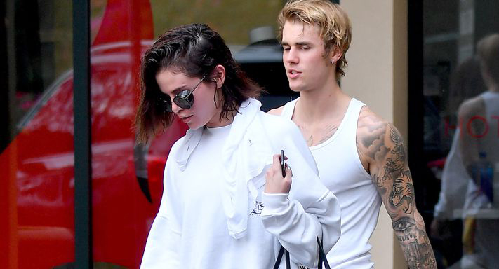 Джастин Бибер и Селена Гомес, январь 2018 года.